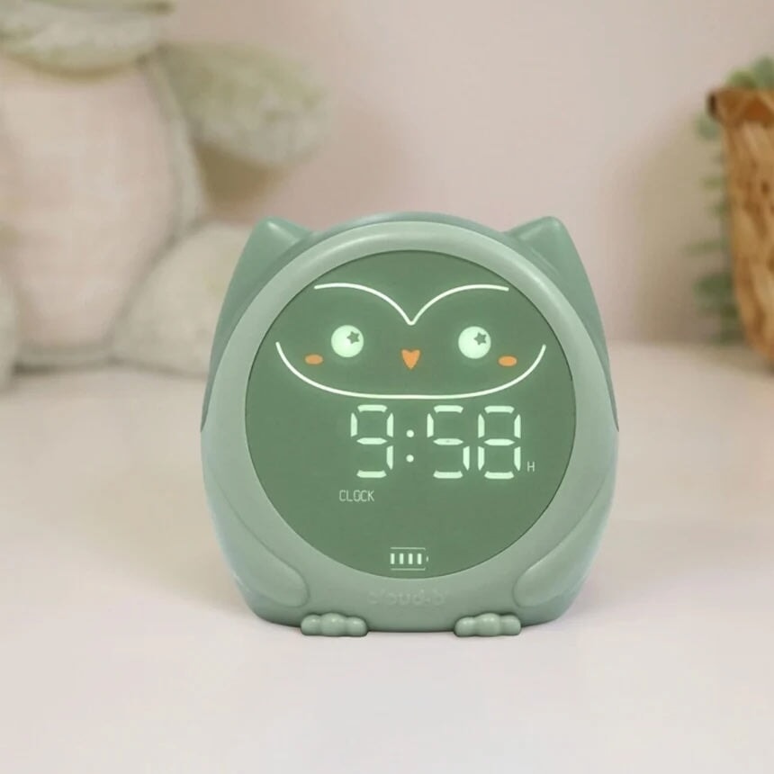 Réveil éducatif magique Owlie Cloud B Mlle et Coco