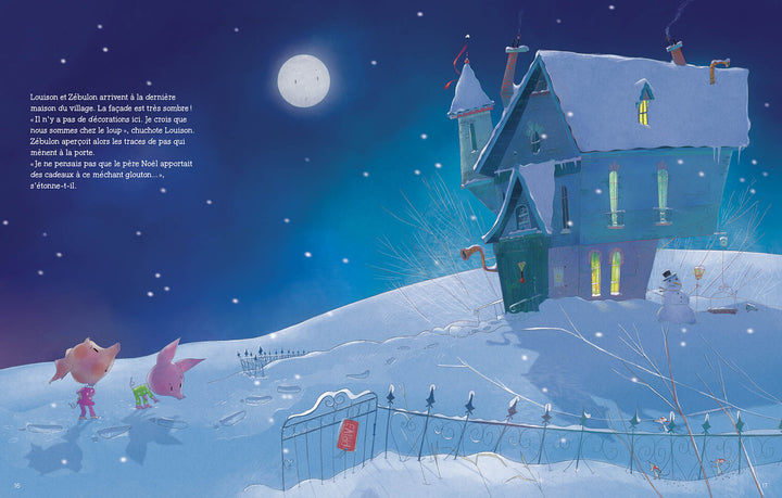 Livre - Le Noël des trois petits cochons - Auzou éditions