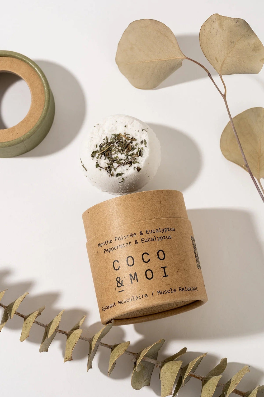 bombe bain menthe poivré et eucalyptus Coco et moi