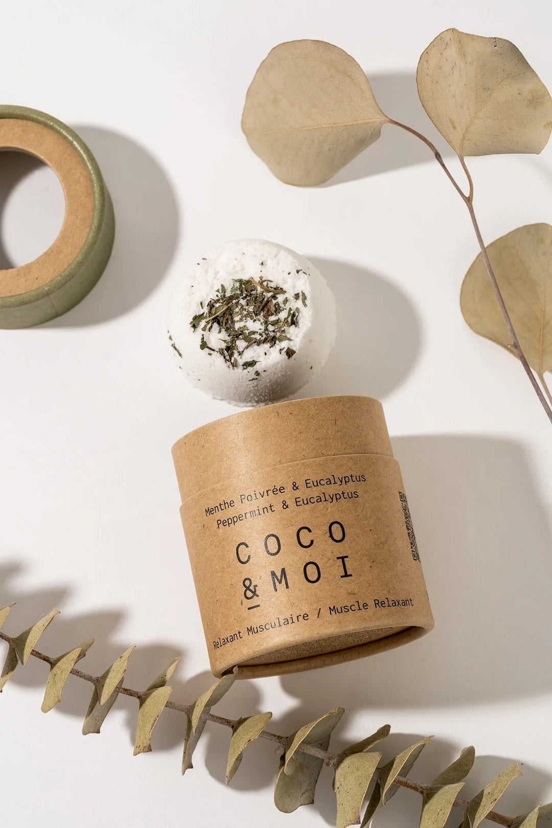 bombe bain menthe poivré et eucalyptus Coco et moi