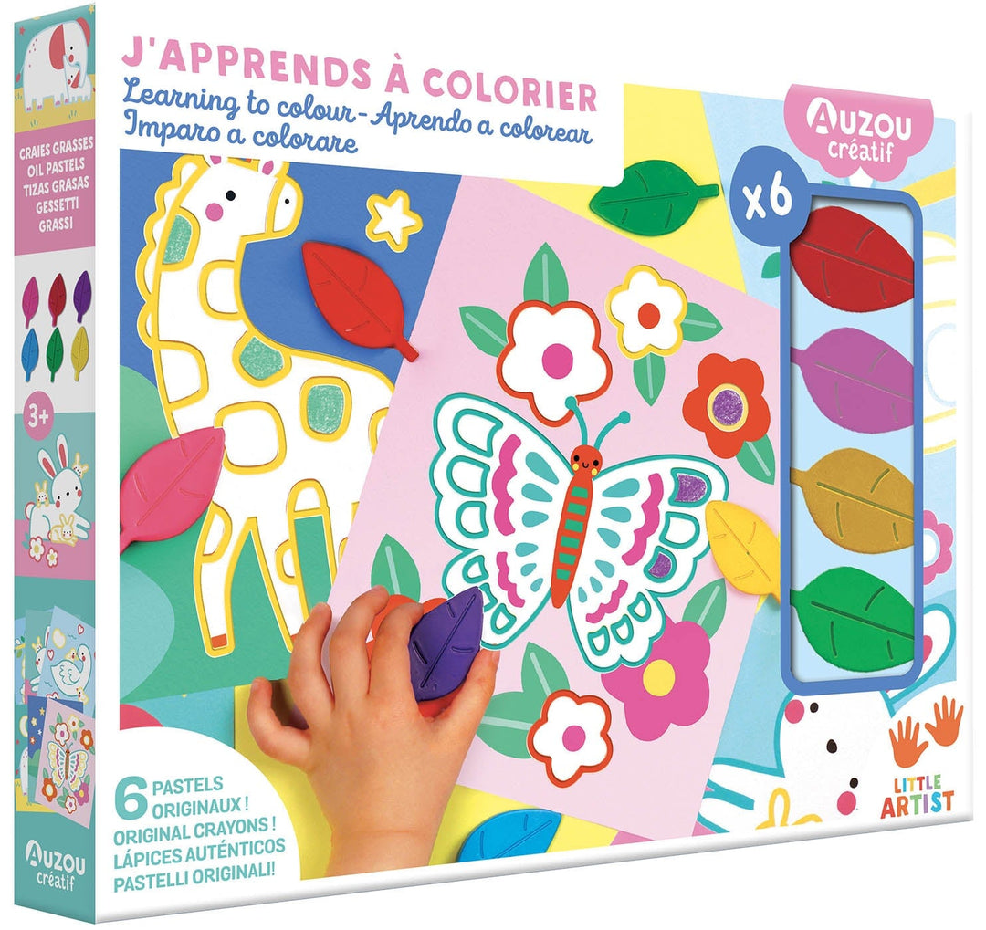 Coffret créatif J'apprends à colorier Auzou Mlle et Coco