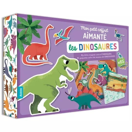 Coffret magnétique de Auzou, les dinosaures