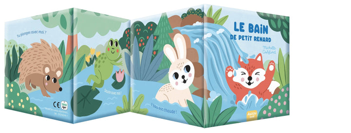 Coffret livre de bain avec personnages auzou Mlle et Coco