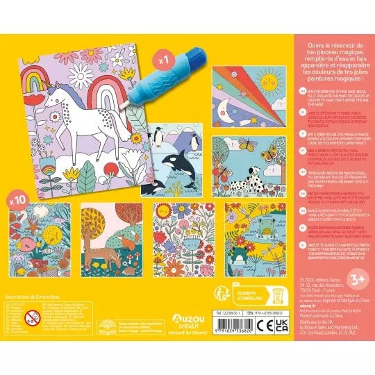 coffret auzou mes premières peintures magiques activité bricolage