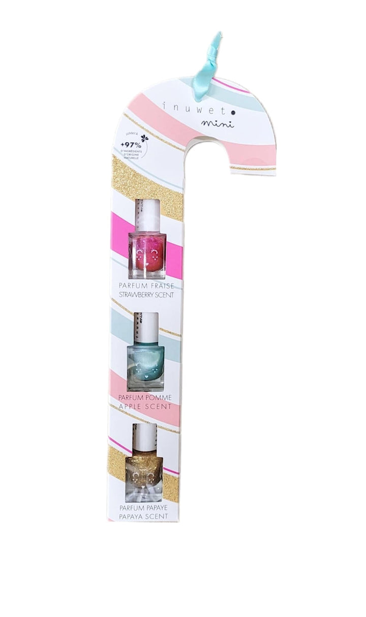 coffret canne de Noël vernis ongles Inuwet Mlle et Coco