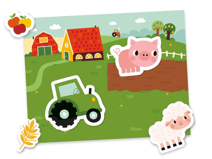 Mon petit coffret aimanté La ferme Auzou Mlle et Coco