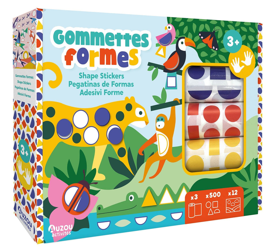 Coffret gommettes formes Auzou Éditions Mlle et Coco