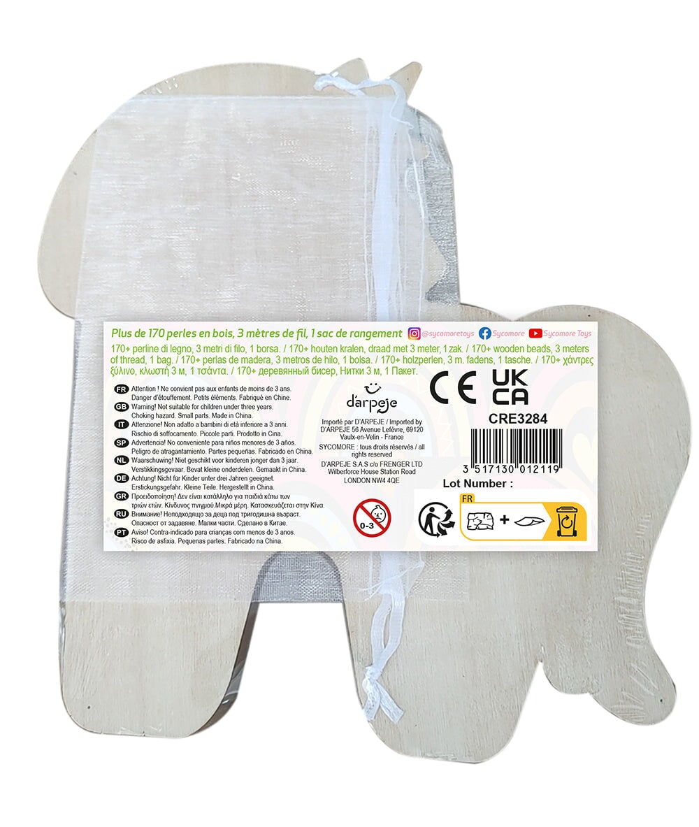 coffret perles bois licorne Sycomore Mlle et Coco Bricolage
