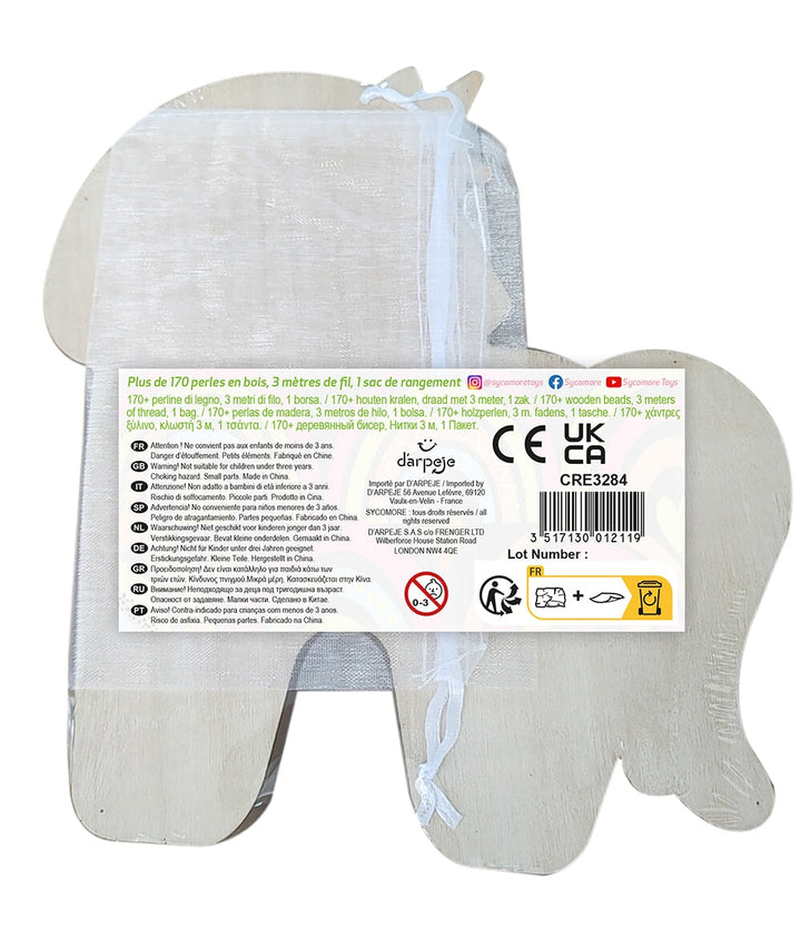 coffret perles bois licorne Sycomore Mlle et Coco Bricolage
