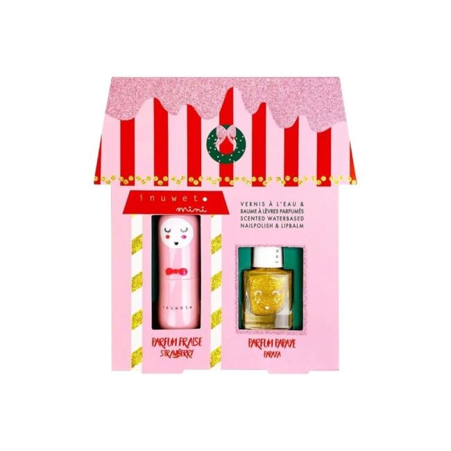 Coffret maison juliette baume et vernis Inuwet vegan Mlle et Coco