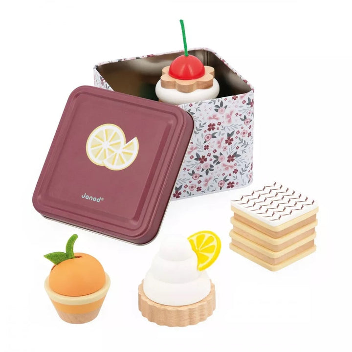 coffret pâtisseries jouet bois Janod jeu imitation activités enfant