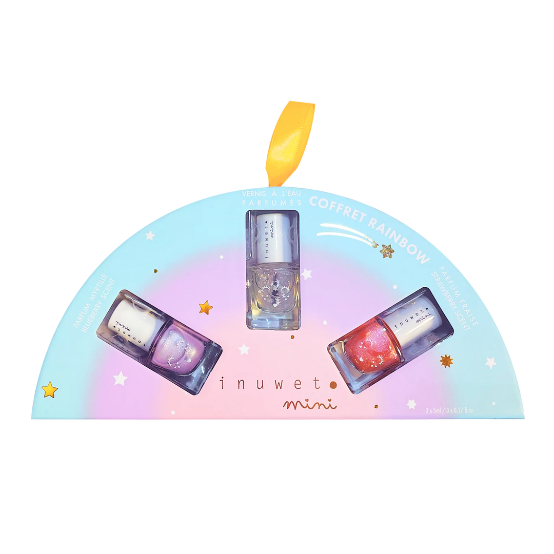 Coffret rainbow - Trio vernis à ongles - Inuwet