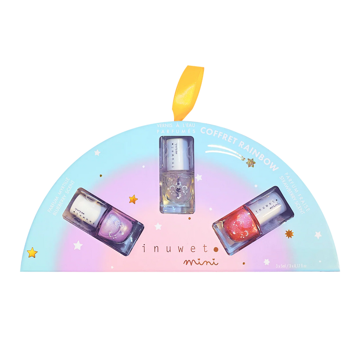 Coffret rainbow - Trio vernis à ongles - Inuwet