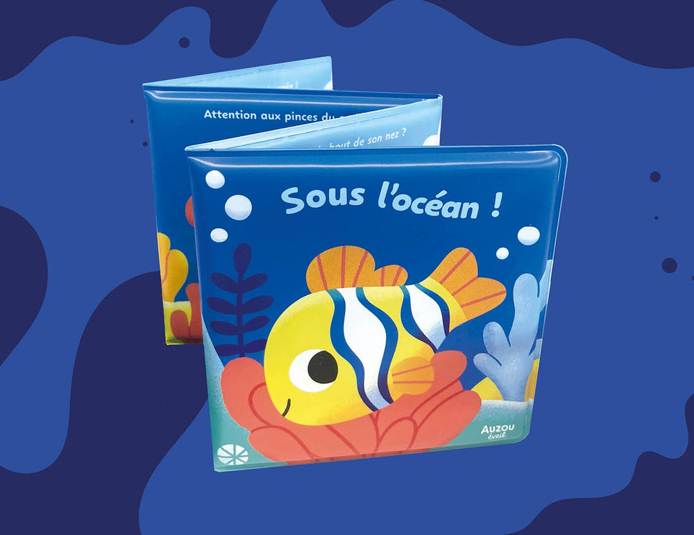 Mon premier livre de bain - Mon coffret de bain sensoriel - Pour un bain apaisant ! Auzou éditions Mlle et Coco