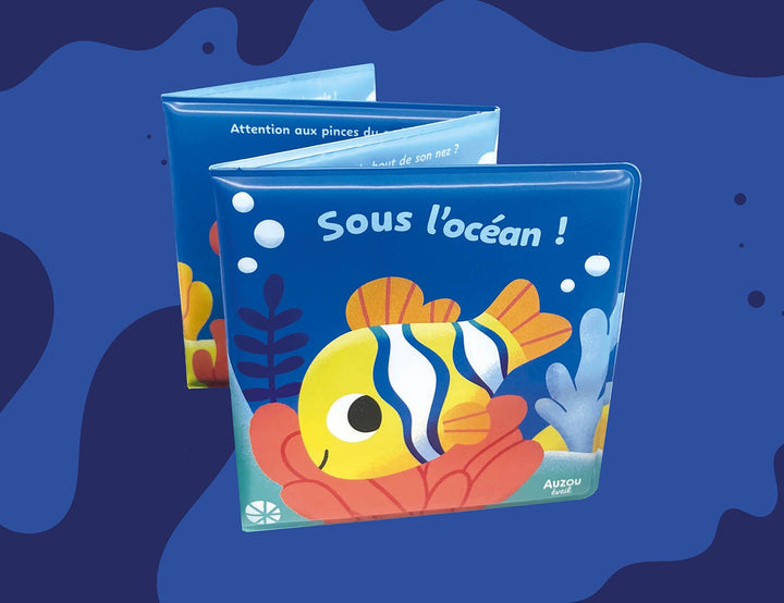 Mon premier livre de bain - Mon coffret de bain sensoriel - Pour un bain apaisant ! Auzou éditions Mlle et Coco