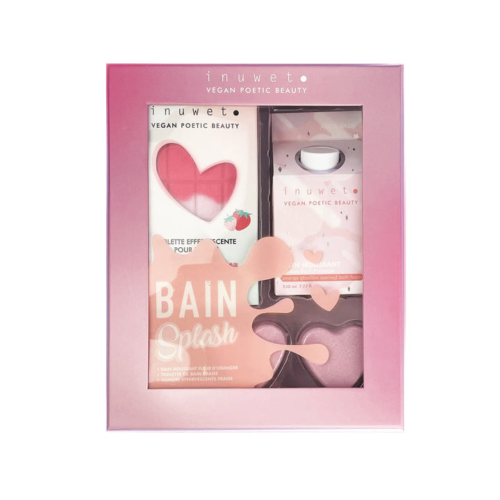 coffret splash fraise orange blossom Inwet Mlle et Coco