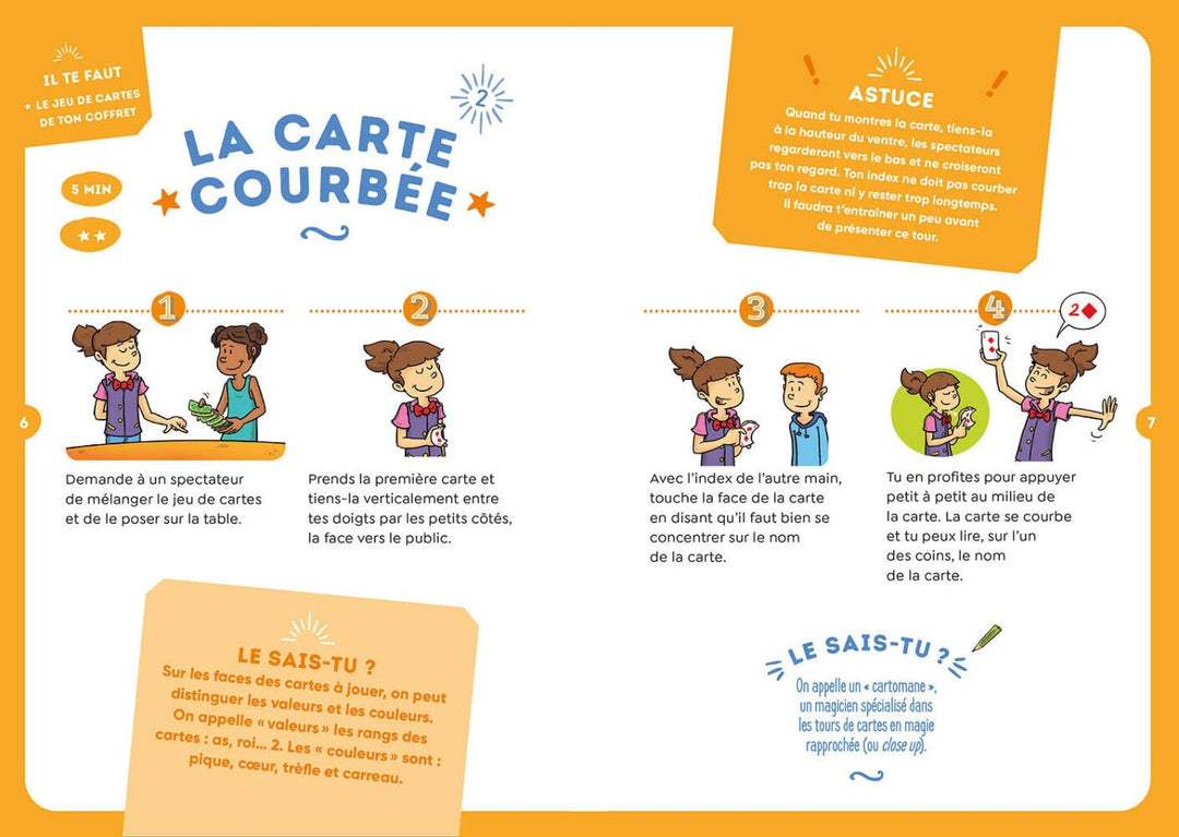 Coffret Auzou Tout pour être magicien Mlle et Coco