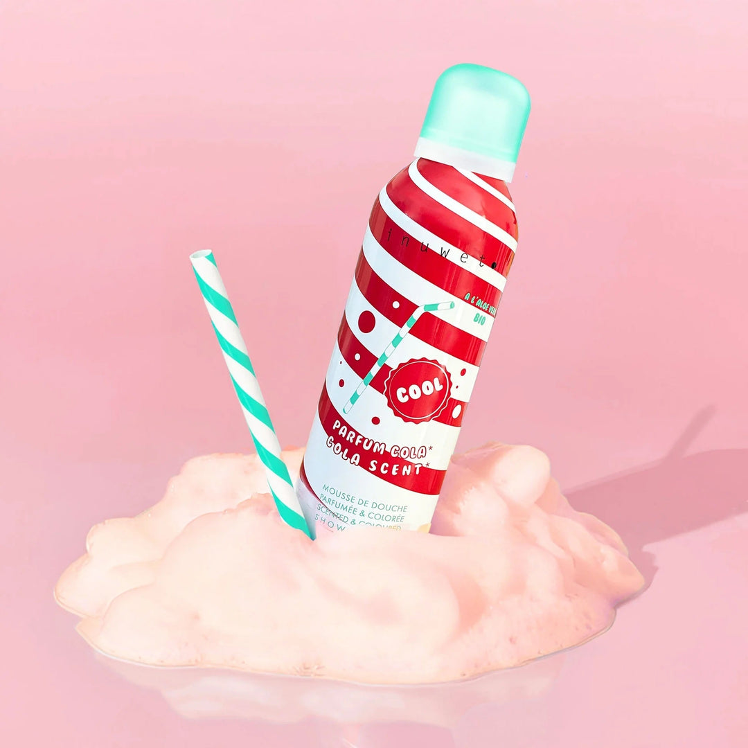 Mousse de douche Cola nuwet Produit vegan Mlle et Coco