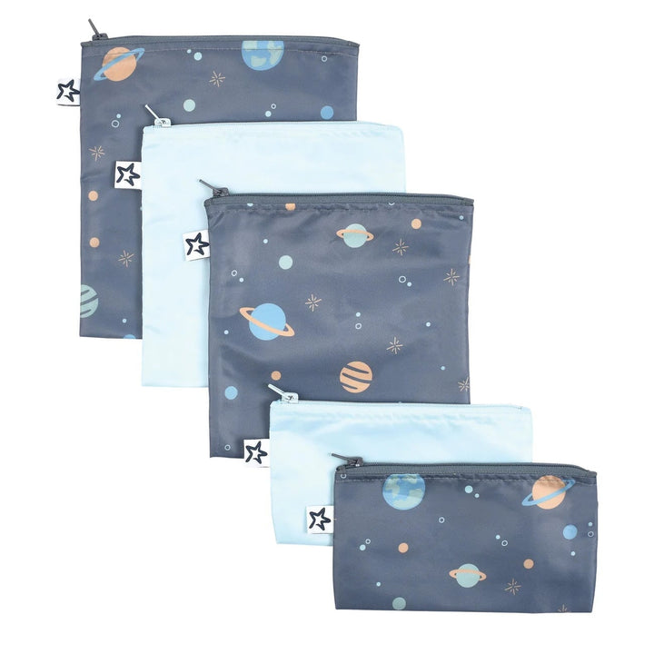 sac à collation réutilisables planète espace Tiny Twinkle accessoire repas