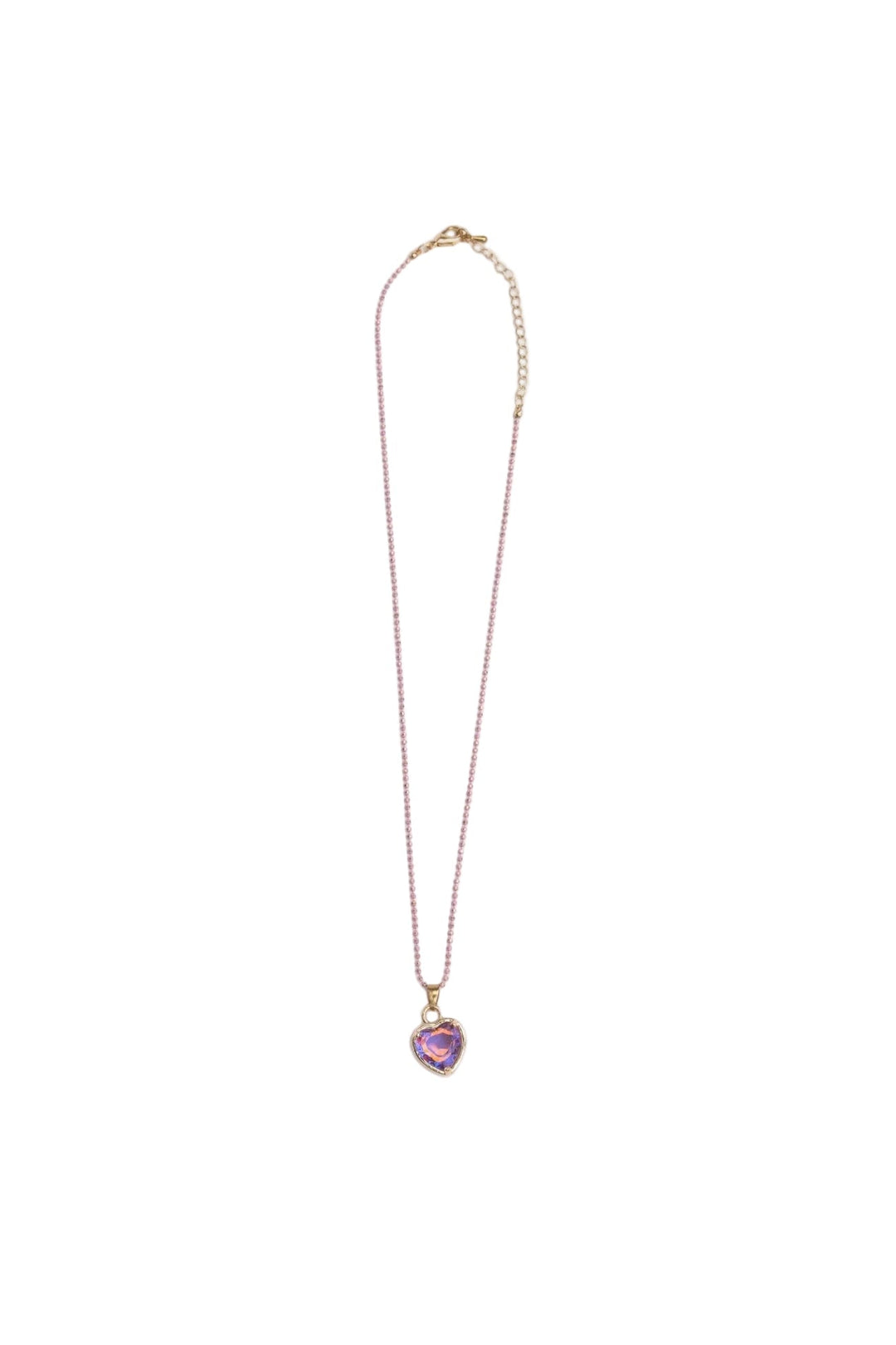 Collier Coeur mauve Great Pretenders Mlle et Coco