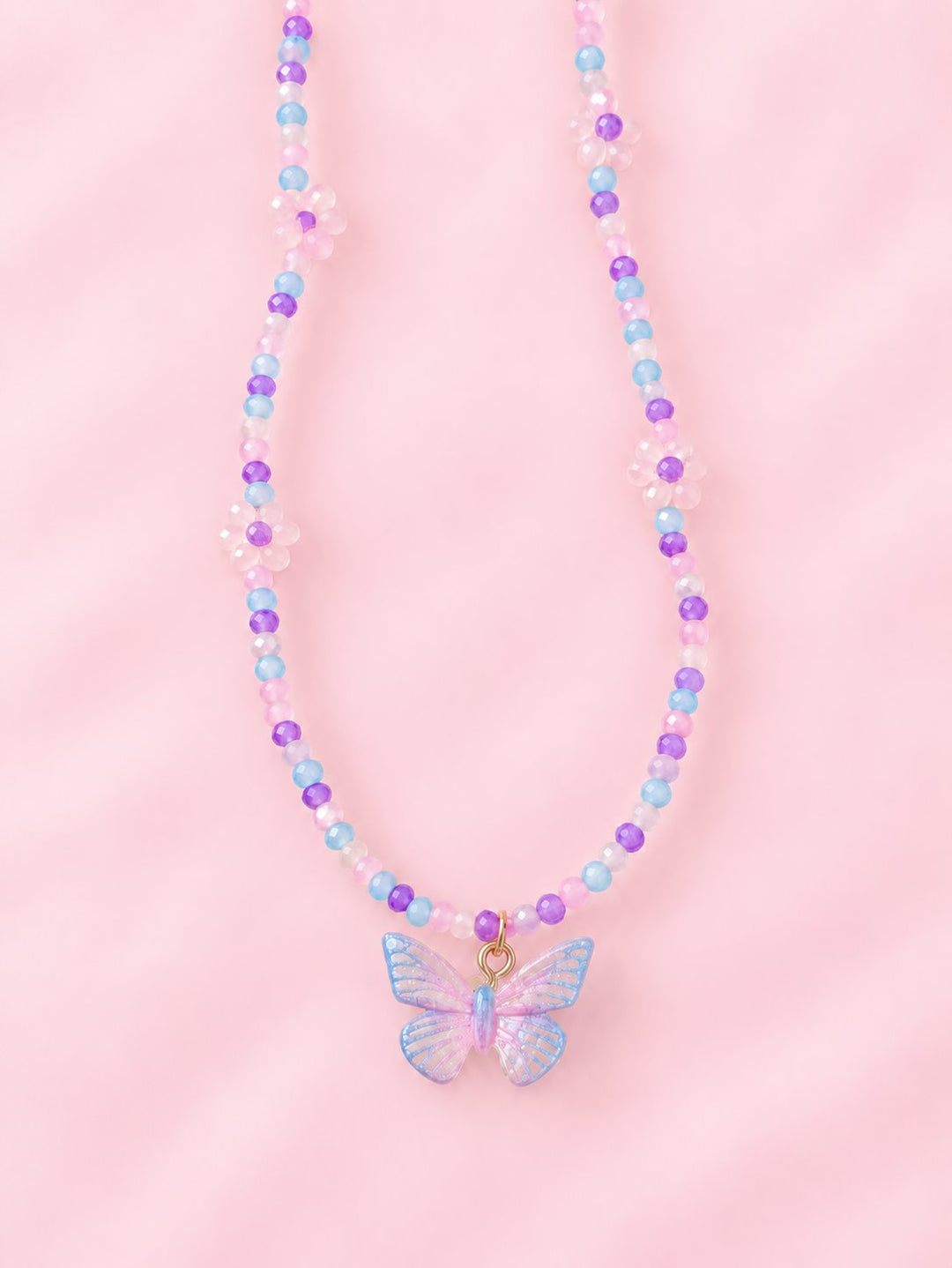 Collier - Papillon bleu et rose - Great Pretenders Accessoires vêtements/autres Great Pretenders Bleu 