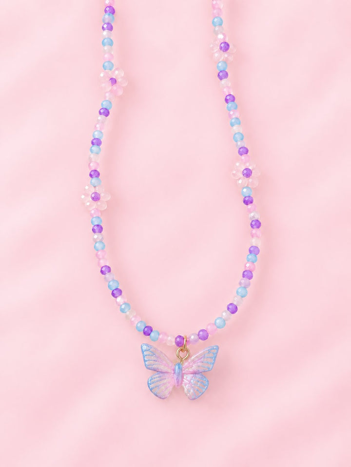Collier - Papillon bleu et rose - Great Pretenders Accessoires vêtements/autres Great Pretenders Bleu 