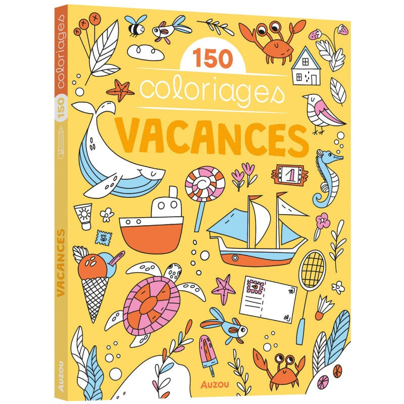 coloriage vacance dessin bricolage activité enfant auzou