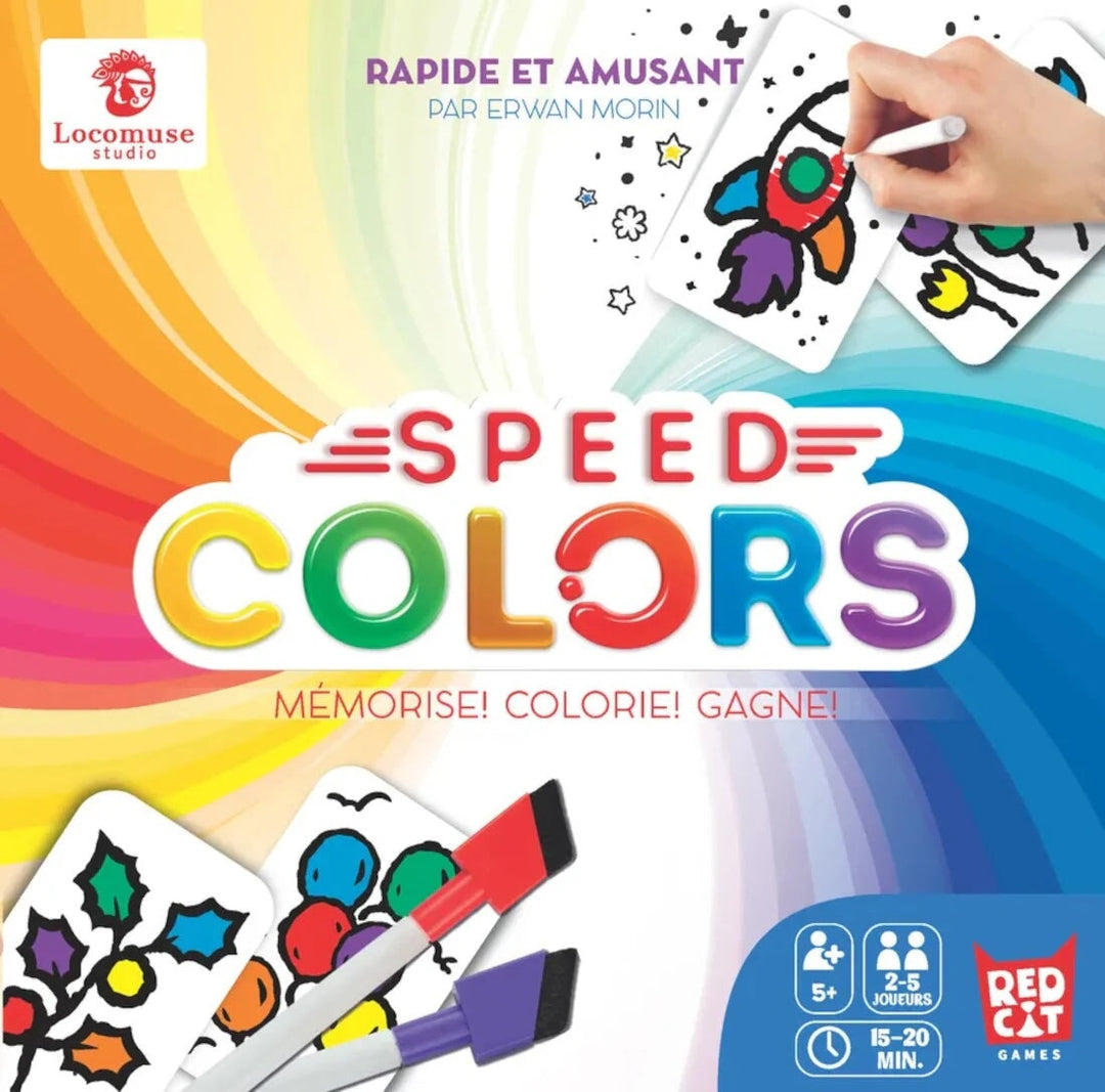 Jeu observation Speed colors Locomuse Mlle et Coco