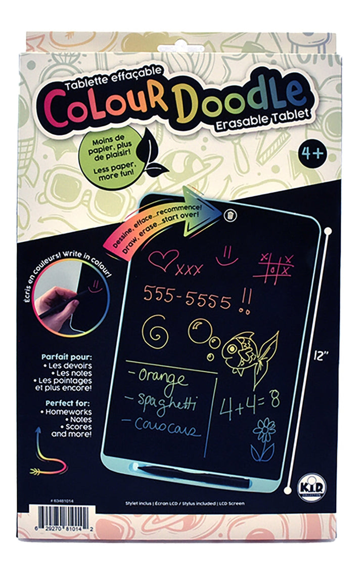 Tablette effaçable - Colour Doodle - Kid Jouets Kid Jouets 