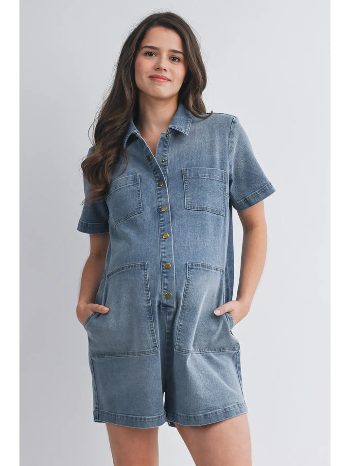 combinaison maternité jeans Hello Miz vêtement maman Mlle Coco