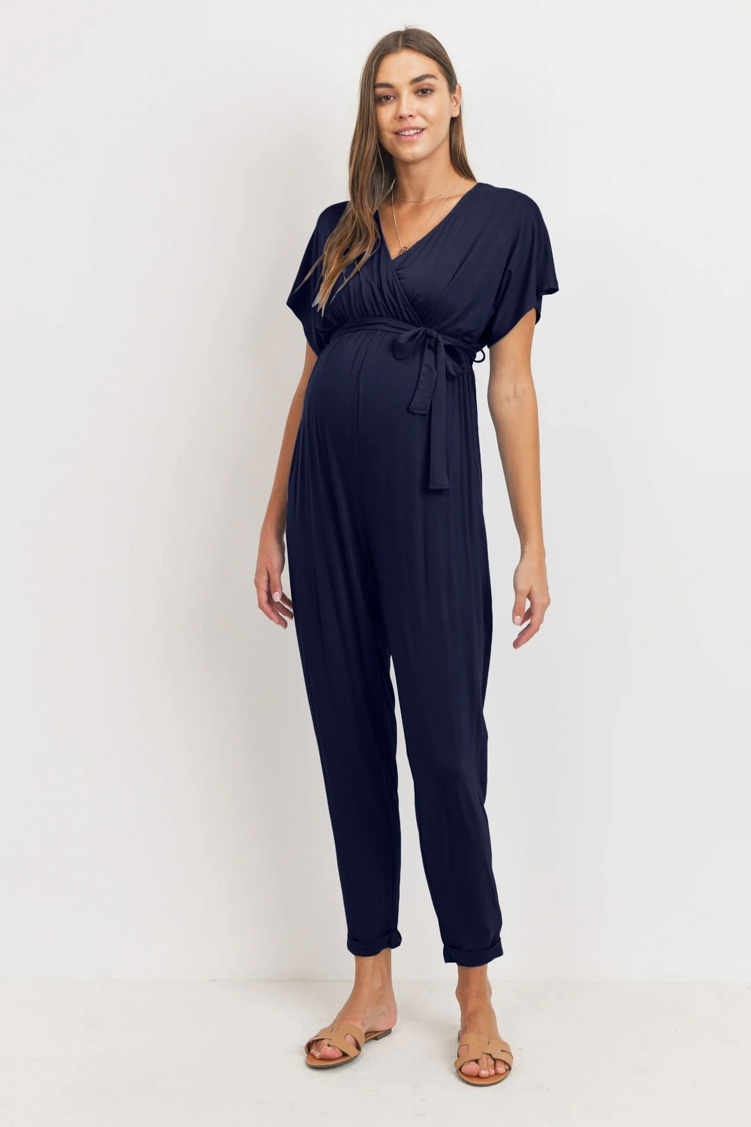 Combinaison maternité et allaitement manches kimono Marine Hello Miz Mlle et Coco