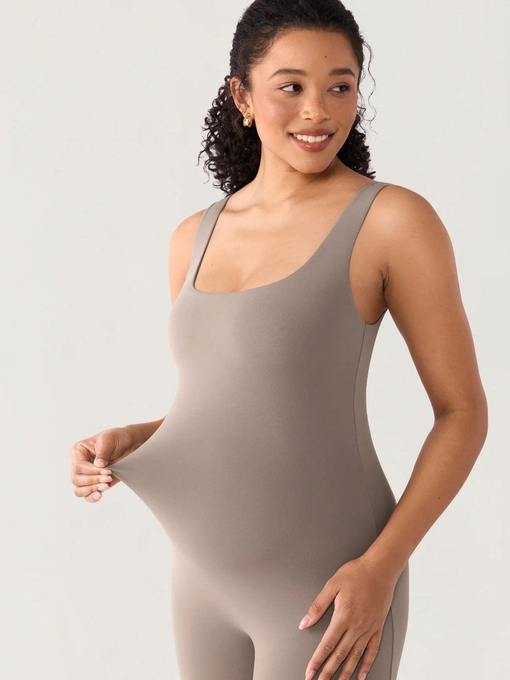 Combinaison de maternité Airsofta Kaki taupe Momanda Mlle et Coco