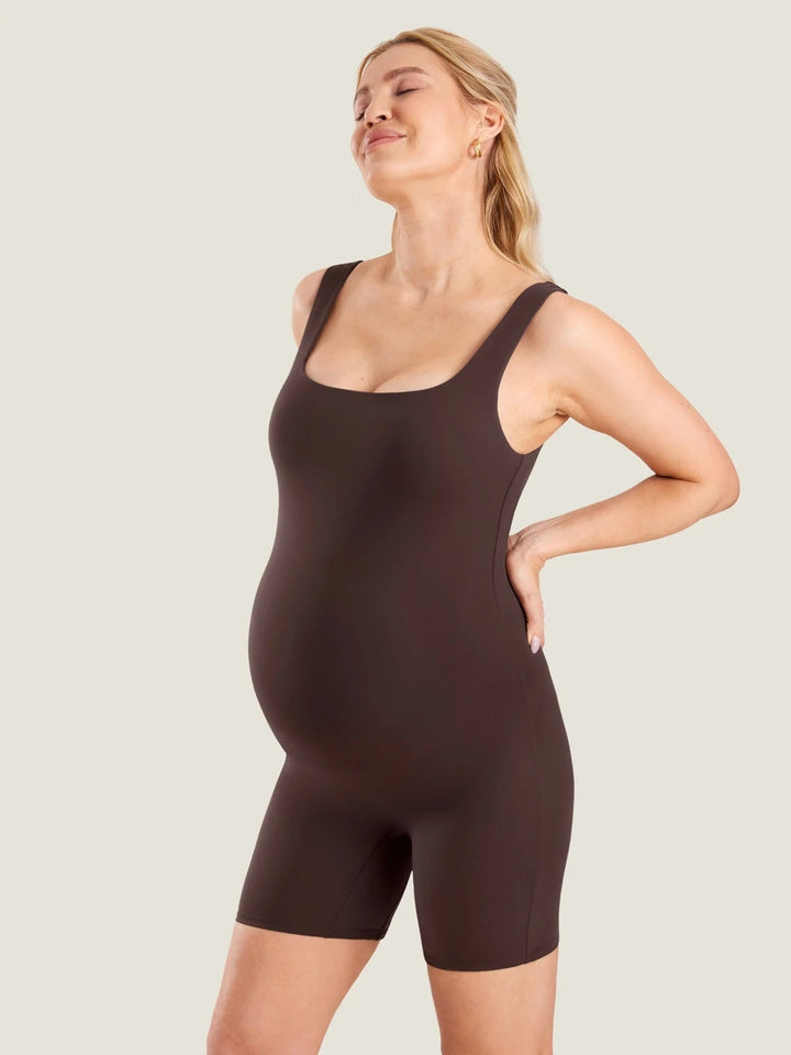 Combinaison de maternité Natrelax Brun chocolat Momanda Mlle et Coco