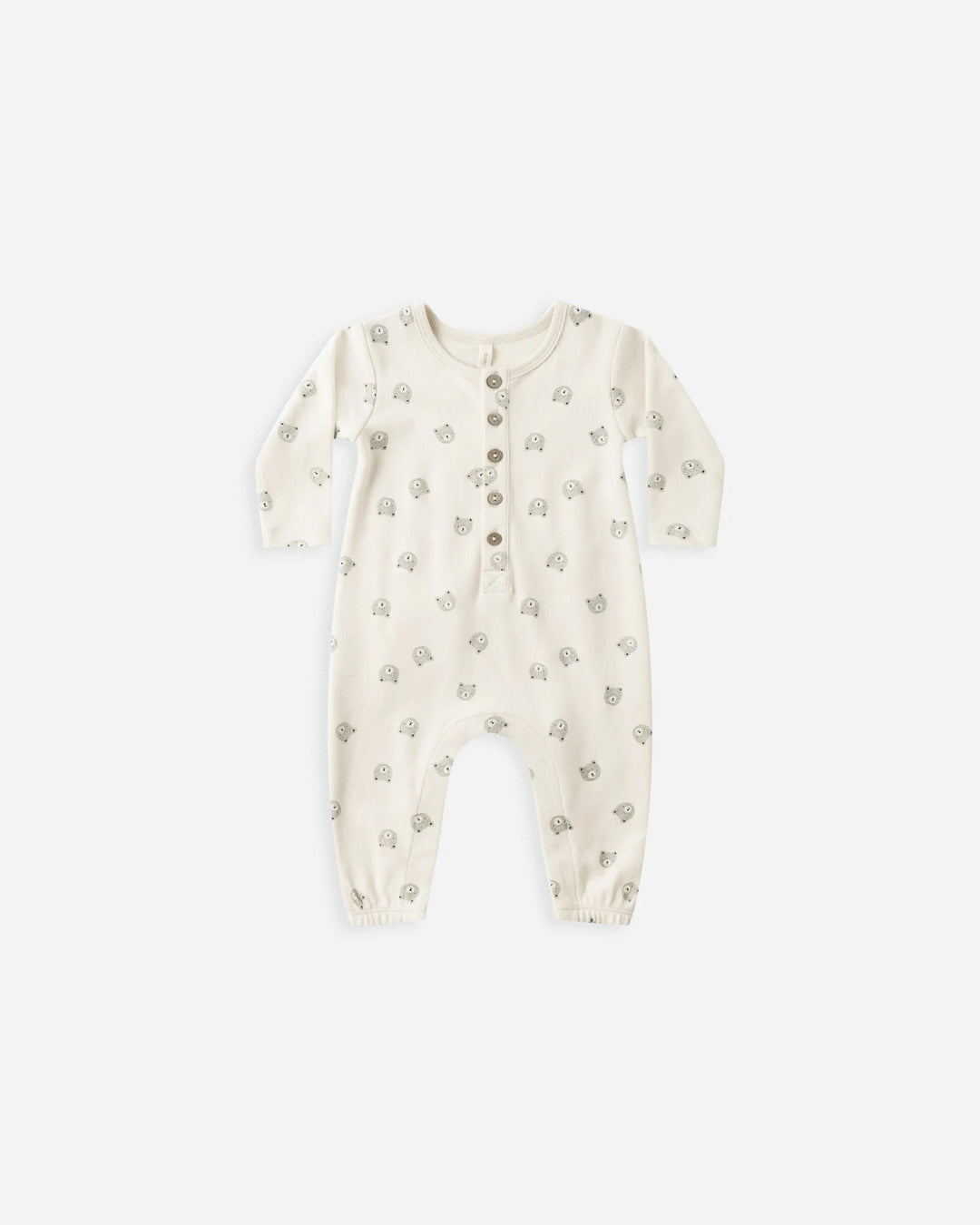Jumpsuit Beige et petits oursons Quincy Mae Mlle et Coco