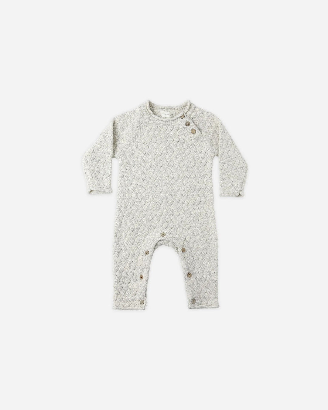 Combinaison douillette en tricot avoine Quincy Mae Mlle et Coco