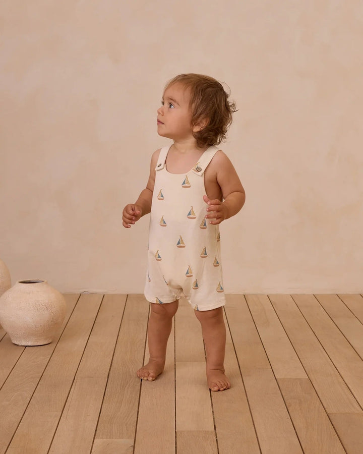 combinaison crème motifs de voilier Rylee + Cru Mlle et Coco