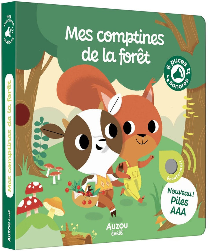 Mes comptine de la forêt Auzou Mlle et Coco