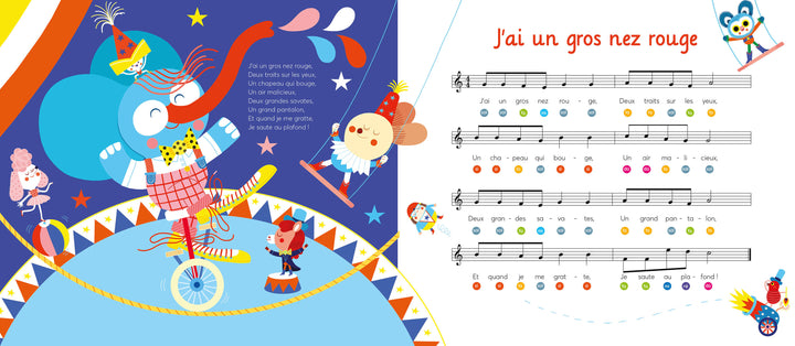 Livre musical Mes comptines à chanter et à jouer au piano Auzou