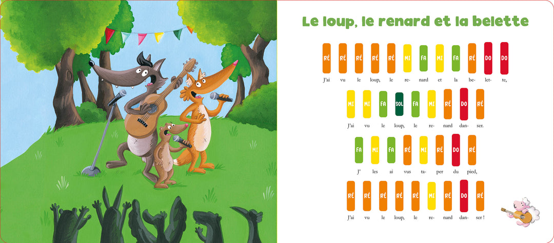 Livre musical Mes premières comptines à jouer au xylophone Auzou