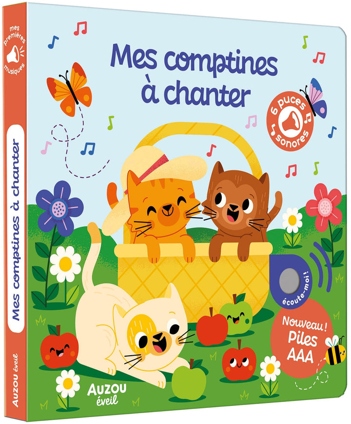 Livre sonore - Mes comptines à chanter - Auzou éditions Mlle et Coco