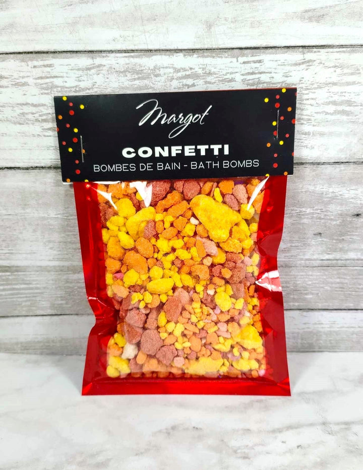 margot bombe bain dragon confetti Mlle et Coco
