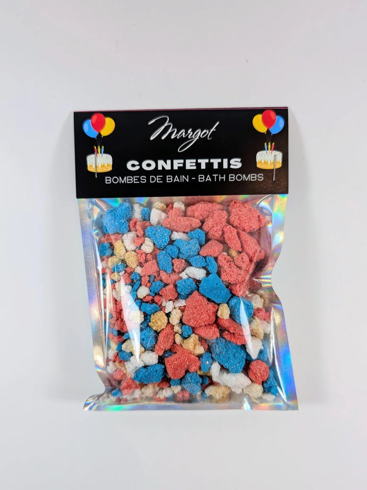 Produits effervescent pour le bain de la compagnie Margot