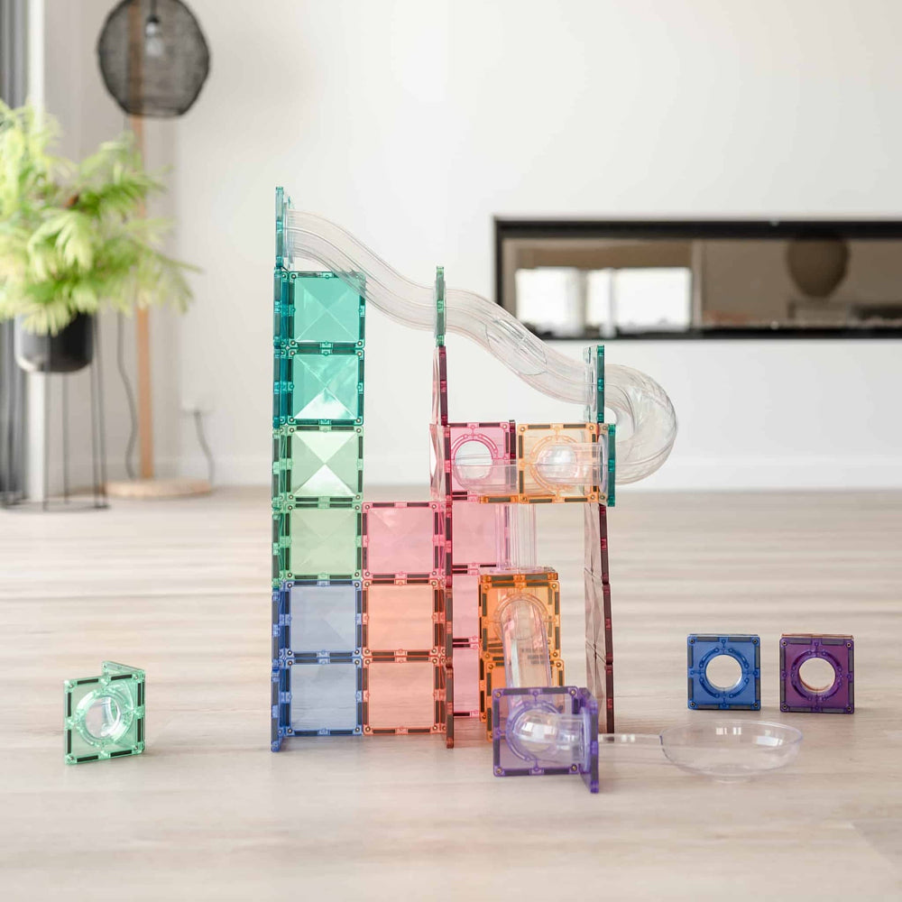 connetix tuile magnetique 80 pièces extension rainbow arc-en-ciel