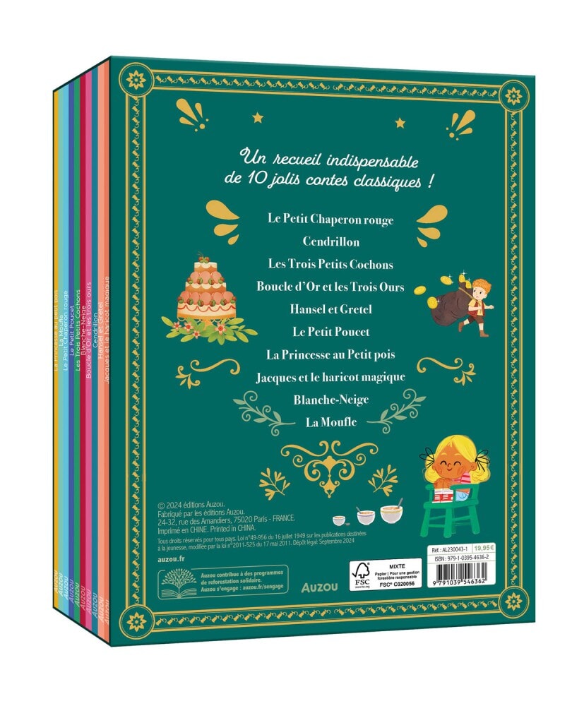 Auzou ma jolie bibliothèque de contes classiques Mlle Coco