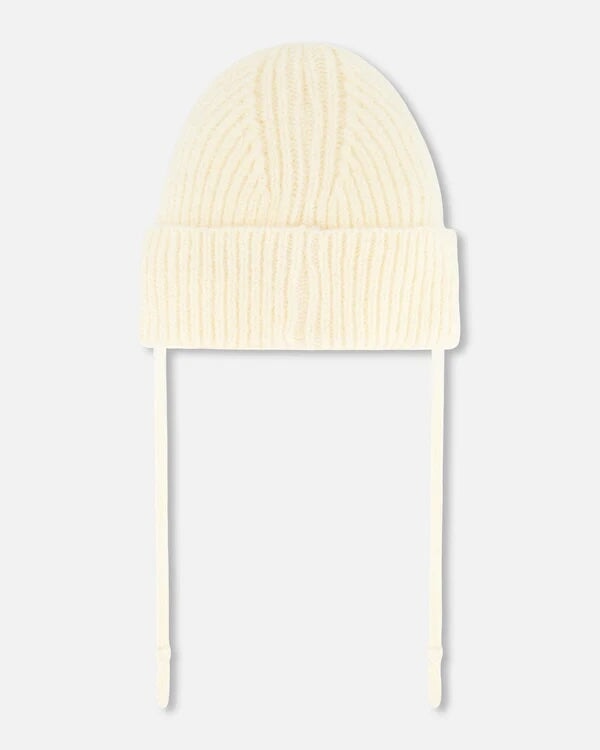 tuque mi-saison tricot cordon Deux par Deux accessoire