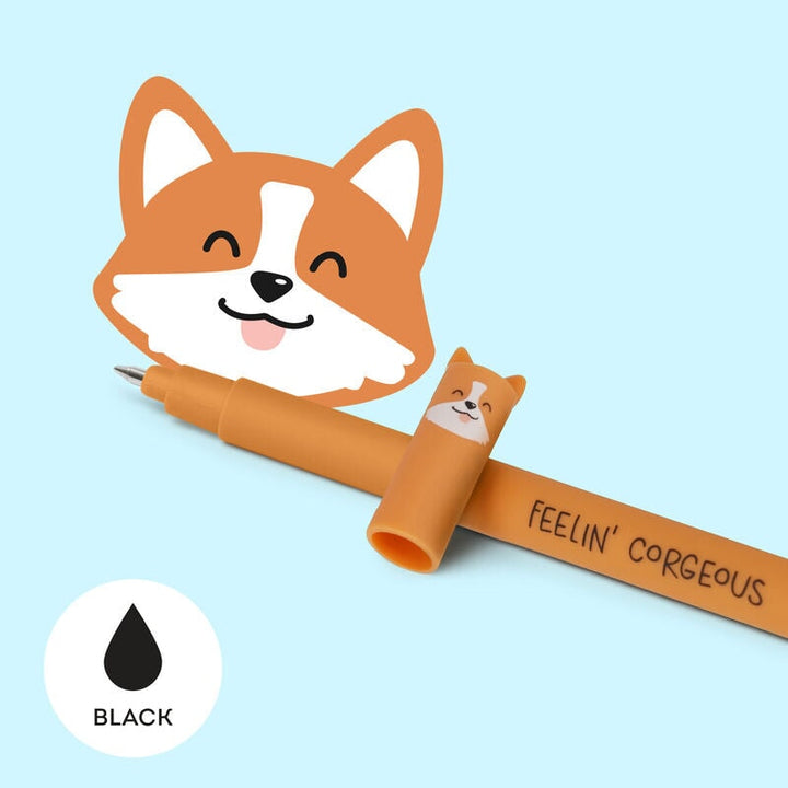 stylo effaçable Legami milano accessoire crayon animaux dino cochon espace