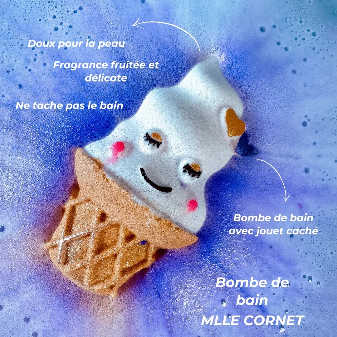 Bombe de bain surprise - Mademoiselle Cornet - La Fabrik