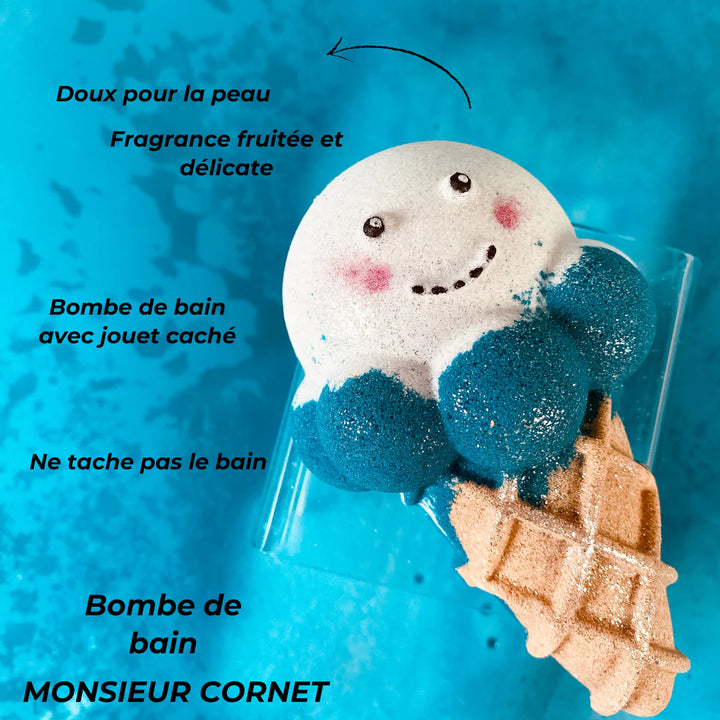 Bombe de bain surprise - Monsieur Cornet - La Fabrik