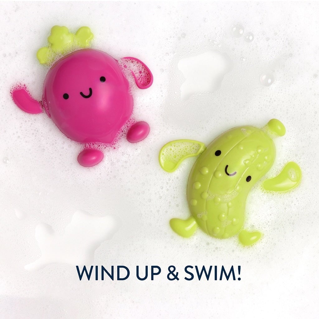 jouet de bain à remonter radis cornichon Itzy Ritzy