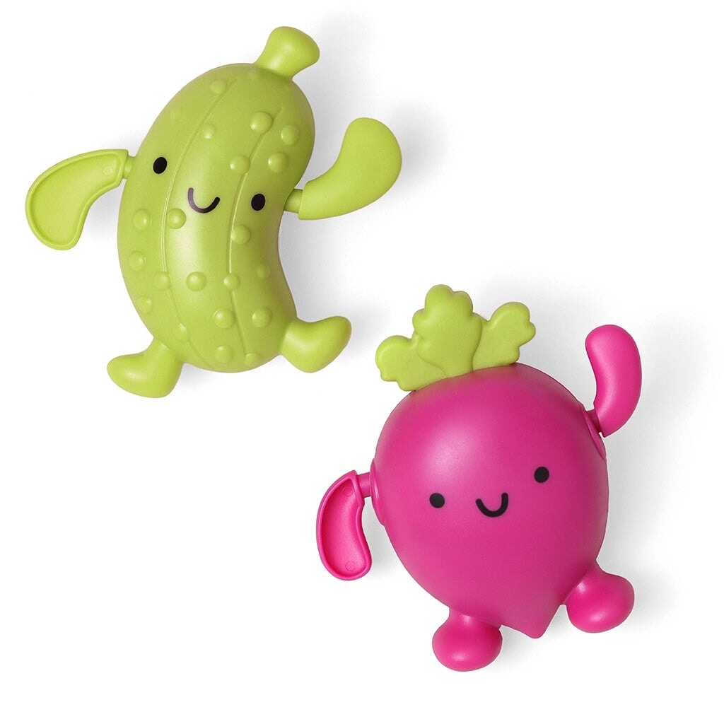 jouet de bain à remonter radis cornichon Itzy Ritzy